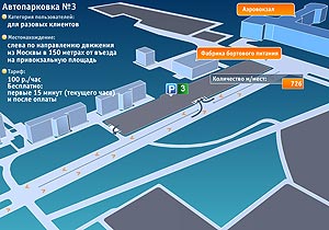 аэропорт Домодедово. Краткосрочная автопарковка №3
